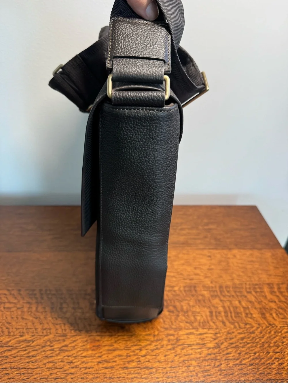 Dunhill Canvas and Leather Messenger Bag